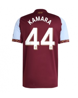 Aston Villa Boubacar Kamara #44 Maglia Gara Casa Repliche 2025-26 Maniche Corte